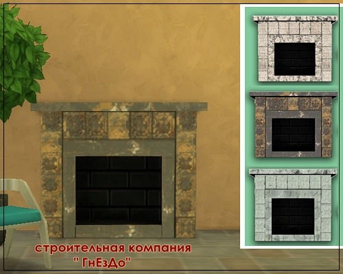  Sims 3 by Mulena: Old fireplace house MIRSIS