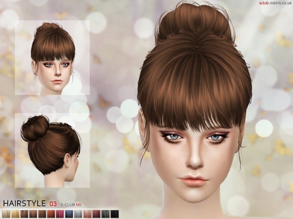  The Sims Resource: Hair N3 by S Club