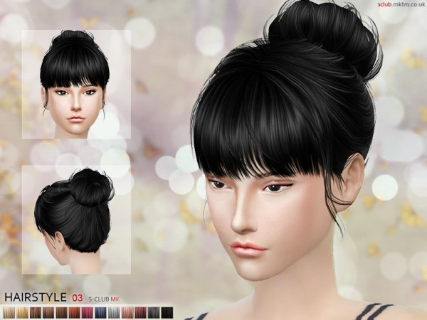  The Sims Resource: Hair N3 by S Club