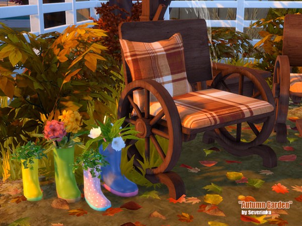  Sims by Severinka: Autumn garden