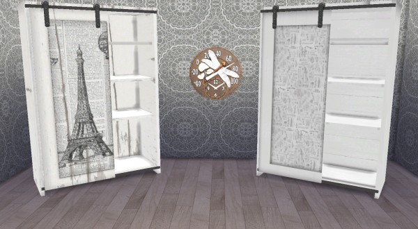  My little The Sims 3 World: Anyes Rustic Living Armoire Recolors