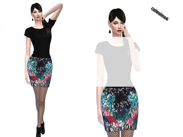  The Sims Resource: Little Partyoutfit by sweetsims4