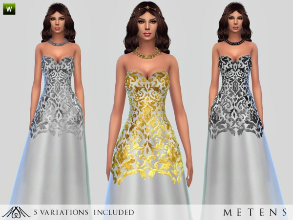  The Sims Resource: Lights   Gown by Metens
