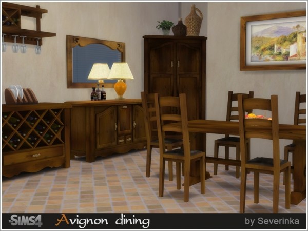  The Sims Resource: Avignon dining by Severinka