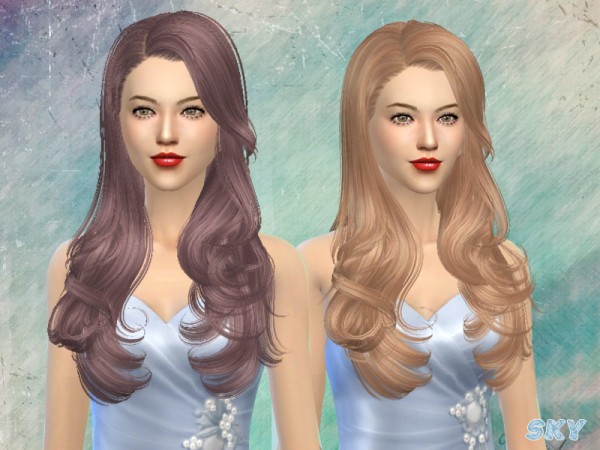  The Sims Resource: Hairstyle 084 by Skysims