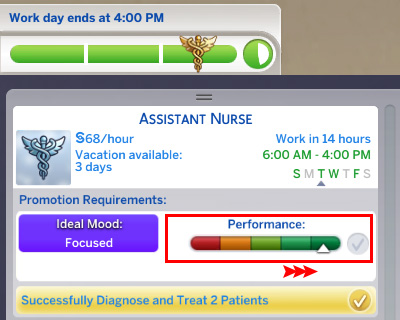  Mod The Sims: Easy Performance for Active Jobs by egureh