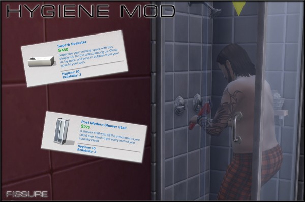  Mod The Sims: Hygiene Mod  by Fissure