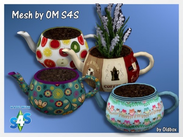All4Sims: Clothes for fall and Teapots by Architektur