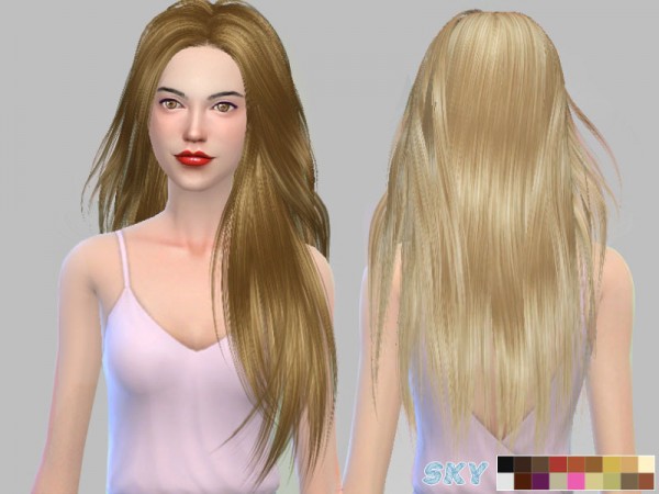  The Sims Resource: Skysims Hairstyle 273 Mnik
