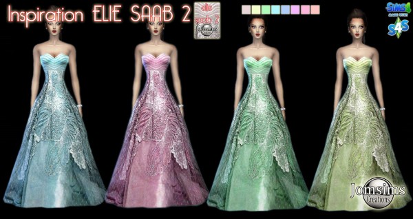  Jom Sims Creations: 8 dresses and one bodysuit