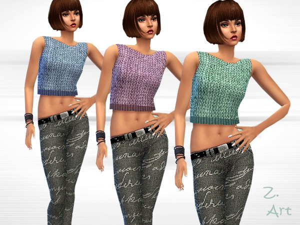  The Sims Resource: Simple Knitting by Zuckerschnute20