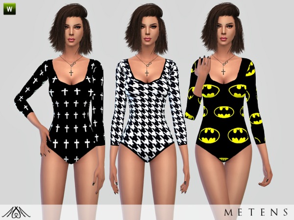  The Sims Resource: Wild   Bodysuits by Metens