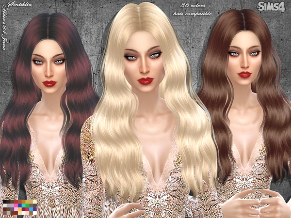  The Sims Resource: Hairstyle 24 Jane by Sintiklia