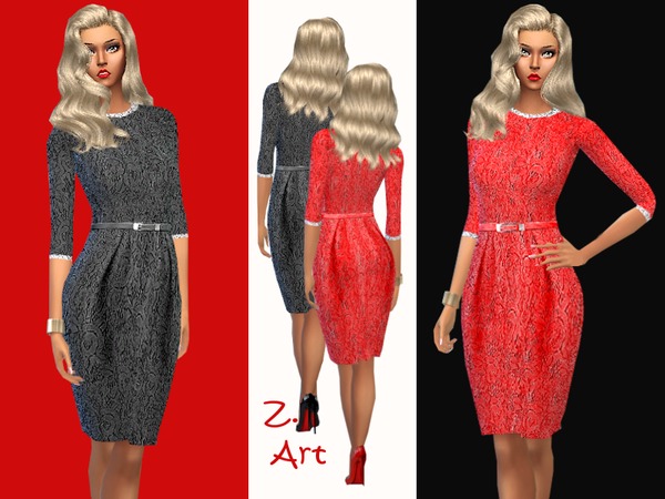  The Sims Resource: Darling dress by Zuckerschnute20