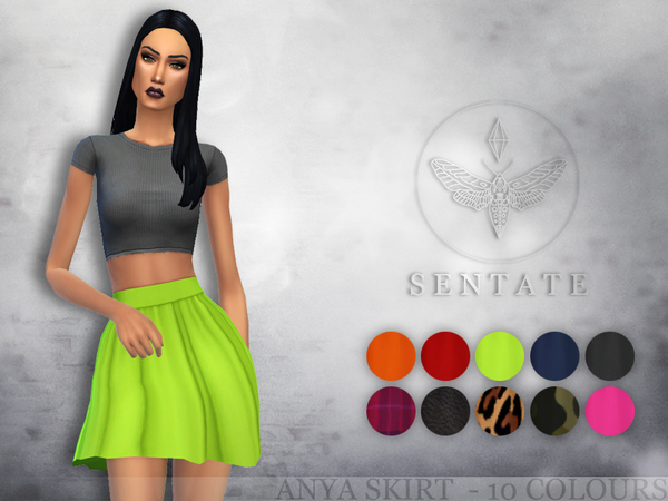  The Sims Resource: Anya Skirt by Sentate