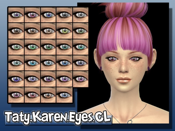  The Sims Resource: Karen Eyes CL by Taty