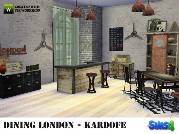  The Sims Resource: Dining London by Kardofe