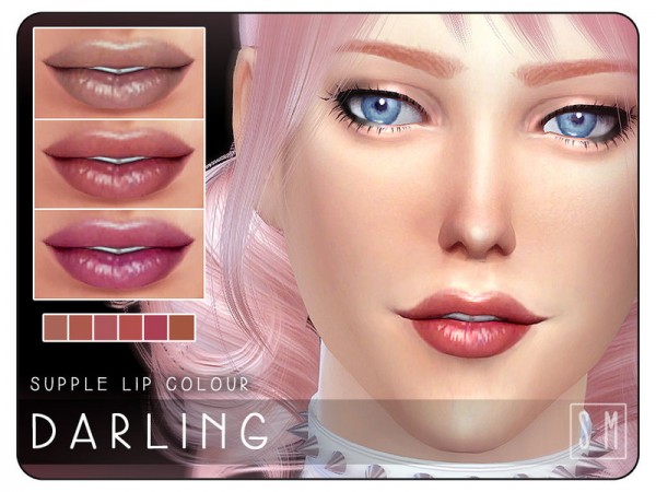  The Sims Resource: Darling   Supple Lip Colour by Screaming Mustard