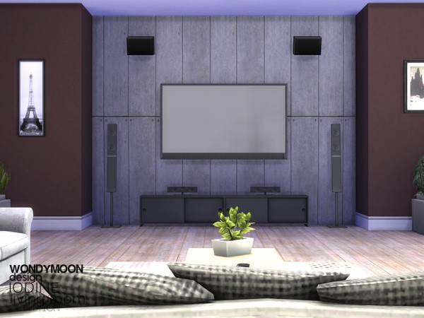  The Sims Resource: Iodine Living Room by wondymoon