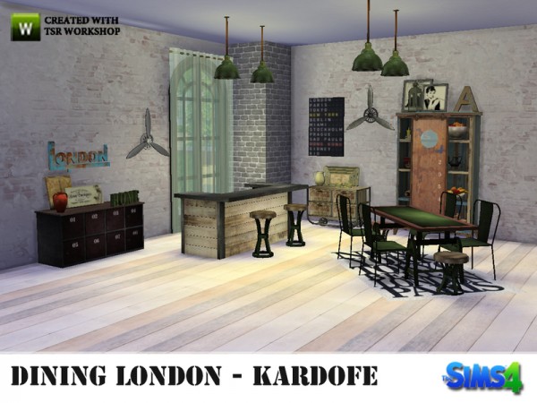  The Sims Resource: Dining London by Kardofe