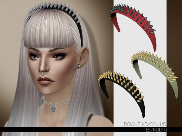  The Sims Resource: Rogue Headband by LeahLilith