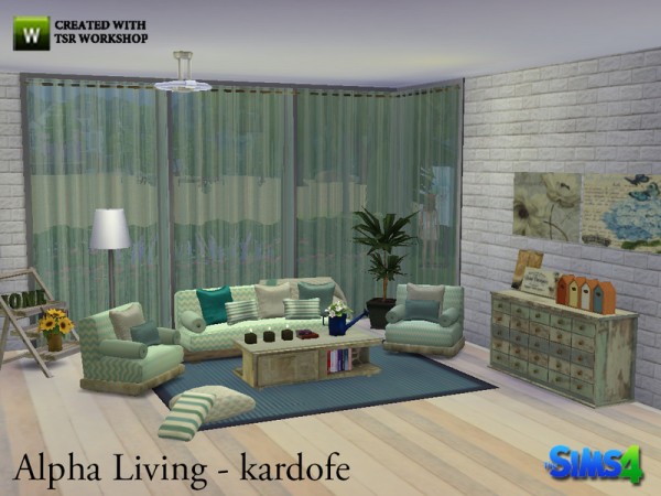  The Sims Resource: Alpha Living by Kardofe