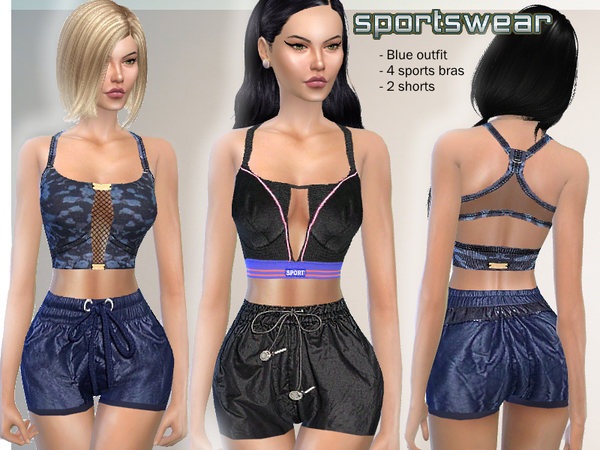  The Sims Resource: Set  Sportswear by Puresim