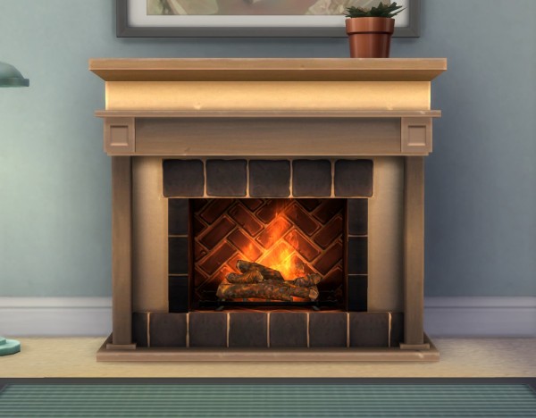  Mod The Sims: Manoir Classic Fireplace by plasticbox