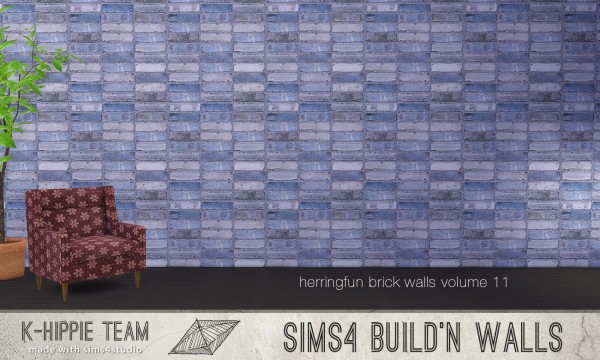  Mod The Sims: 7 Brick Walls   Herringfun   volume 11 by Blackgryffin