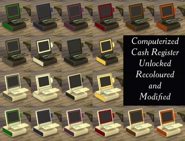  Mod The Sims: Computerized Cash Register by Simmiller