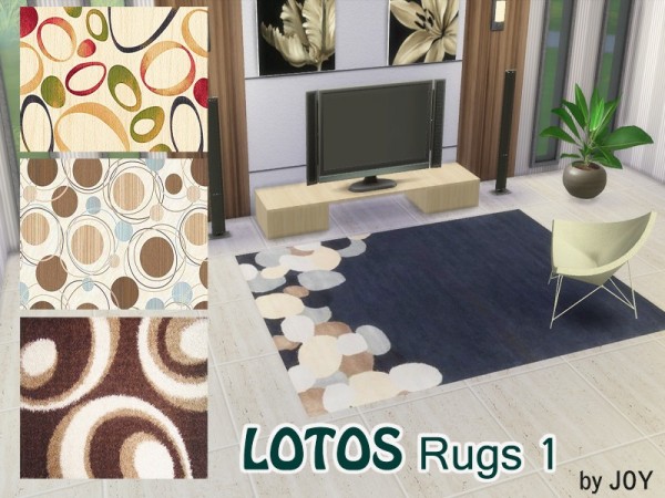  The Sims Resource: LOTOS Rugs by Joy