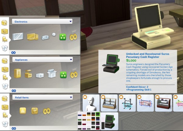  Mod The Sims: Computerized Cash Register by Simmiller