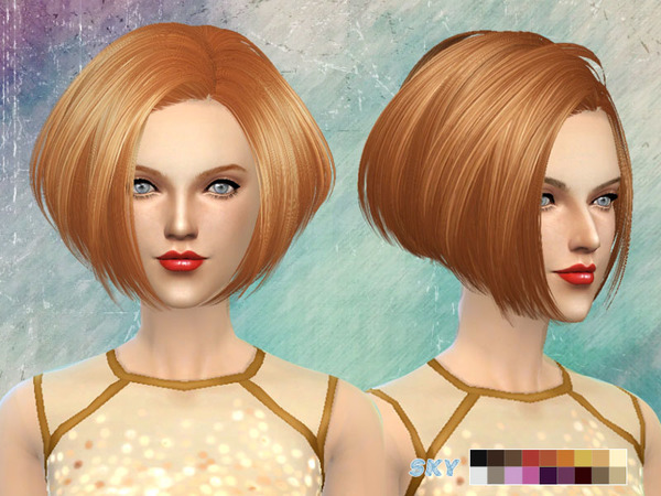  The Sims Resource: Skysims hairstyle 219