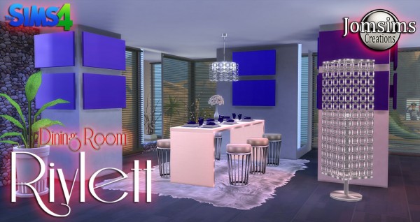  Jom Sims Creations: RIVLETT livingroom