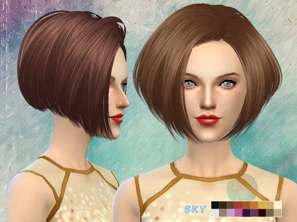  The Sims Resource: Skysims hairstyle 219