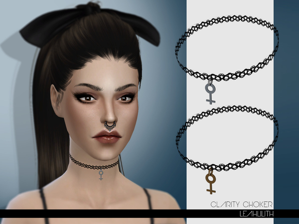  The Sims Resource: LeahLilith Clarity Choker