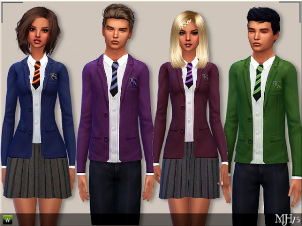  Sims Addictions: School Uniform by Margies Sims