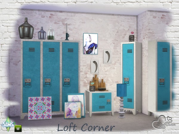  The Sims Resource: Loft Corner by BuffSumm