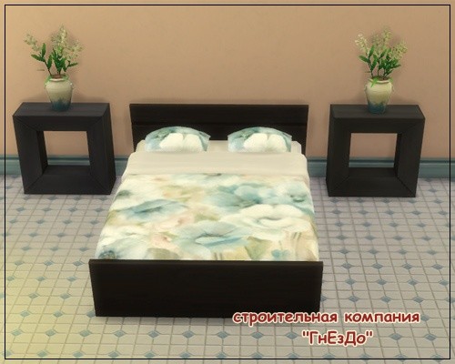  Sims 3 by Mulena: Bed sheet GRAF