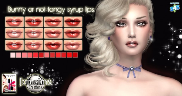  Jom Sims Creations: Bunny or not Tangy syrup lips