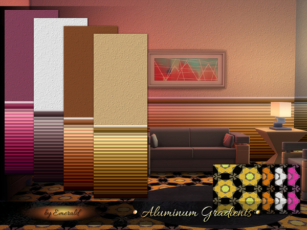  The Sims Resource: Aluminum Gradients by Emerald