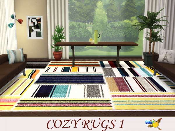  The Sims Resource: Cozy Rugs by Evi