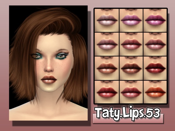  The Sims Resource: Lips 53 by Taty