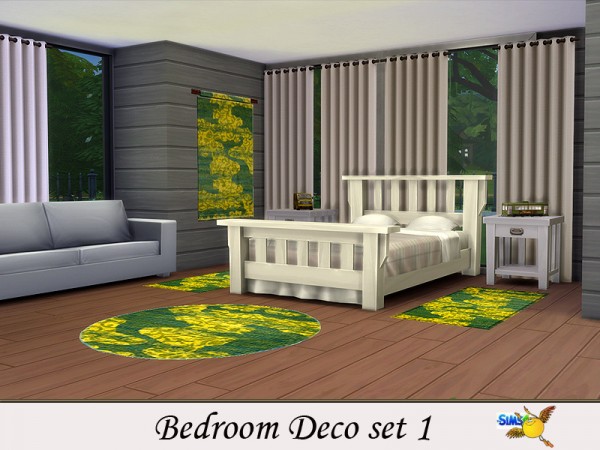  The Sims Resource: Bedroom deco set 1 by evi