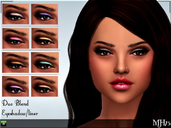  Sims Addictions: Duo Blend Eyeshadow/Liner by Margies Sims