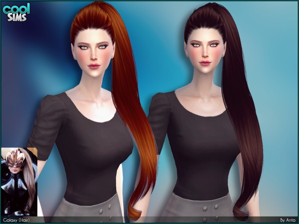  The Sims Resource: Anto   Galaxy Hairstyle