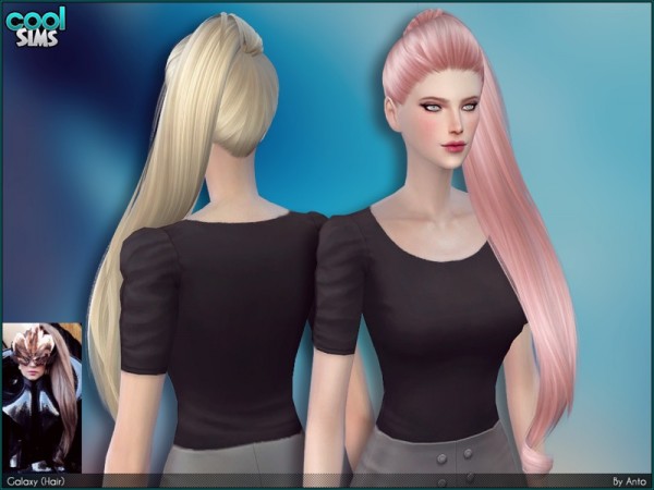  The Sims Resource: Anto   Galaxy Hairstyle
