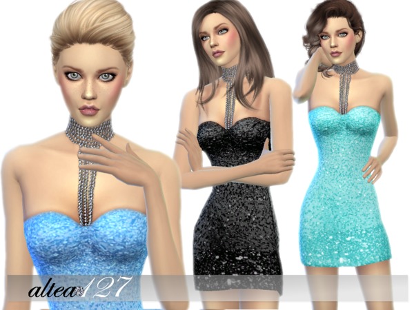  The Sims Resource: Sheath Dress by Altea127