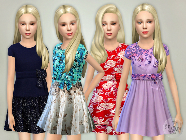  The Sims Resource: Designer Dresses Collection P02 by lillka