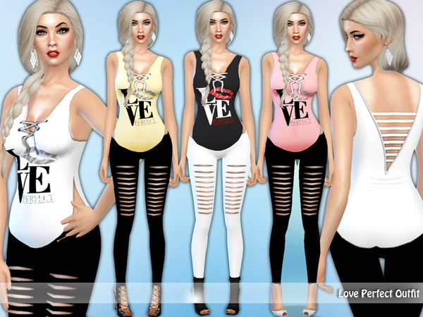  The Sims Resource: Love Perfect Outfit by Saliwa